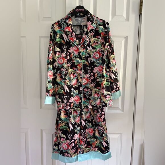 Dalia MacPhee Other - Dalia MacPhee Dark Floral Pajama Set